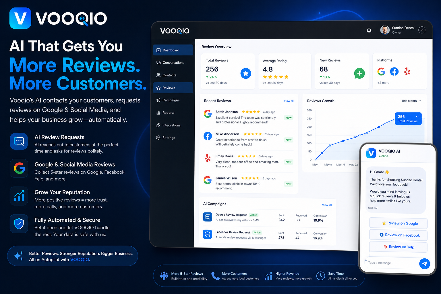 Review Guard for Immigration / Law — Google review requests with owner approval